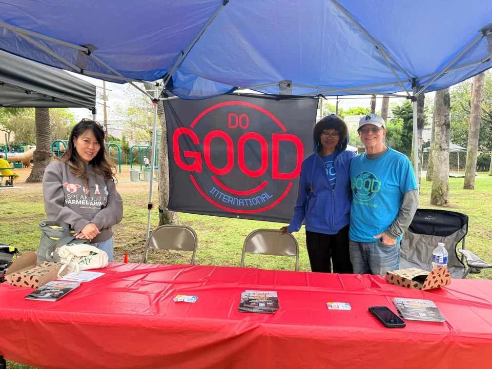 Participants at SoCal VegFest in West Hollywood