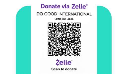 Zelle QR Code - Scan to donate